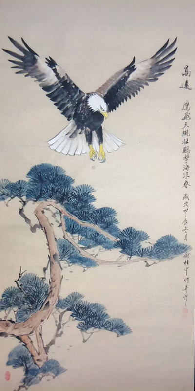 海派浙派花鸟艺术风格交融之妙境——俞桂中老师墨宝的魅力(图3)