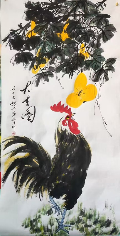 杜冲利先生的雄鸡画作赏析(图6)