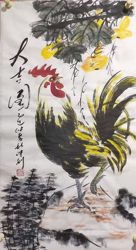 杜冲利先生的雄鸡画作赏析(图7)
