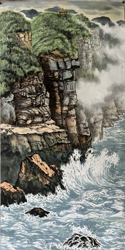 自然的对话 ， 心灵的相遇 ——  廖仁彬老师水墨画展呈现出大地诗情的静谧悠远(图4)