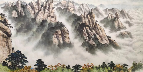 自然的对话 ， 心灵的相遇 ——  廖仁彬老师水墨画展呈现出大地诗情的静谧悠远(图7)